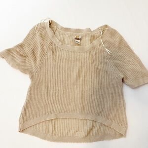 mudd knitted short sleeve top size M